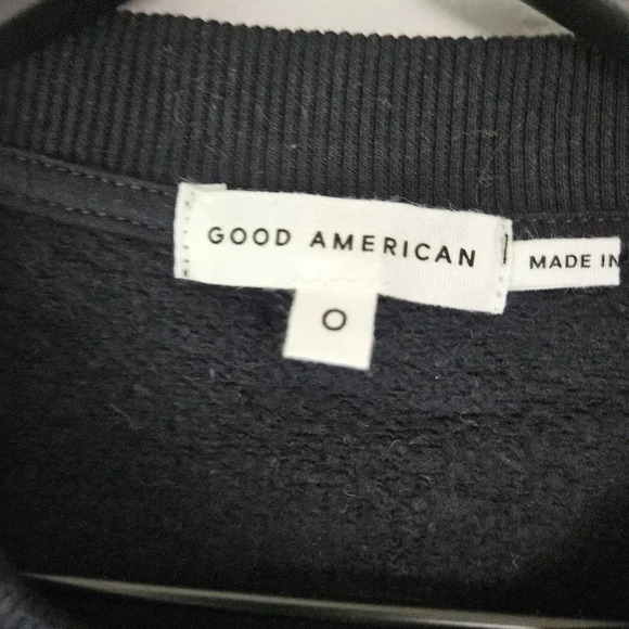 Good American Zodiac Embellished Crew Neck Sweater Capricorn NWT Black Crystals​ - Picture 13 of 15